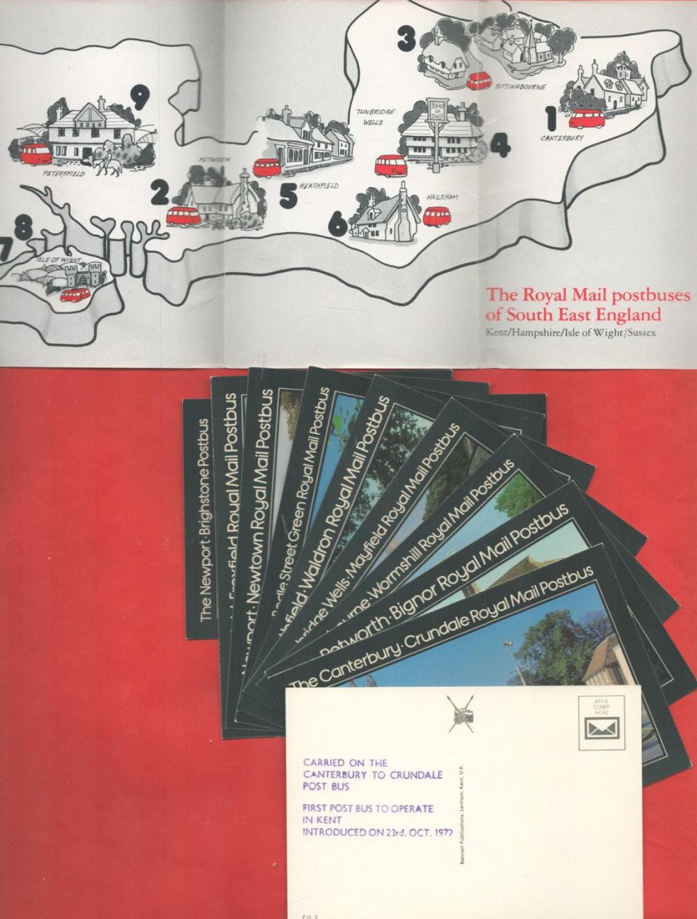 Lot 294: 10 x Royal Mail Postcards which feature The...
