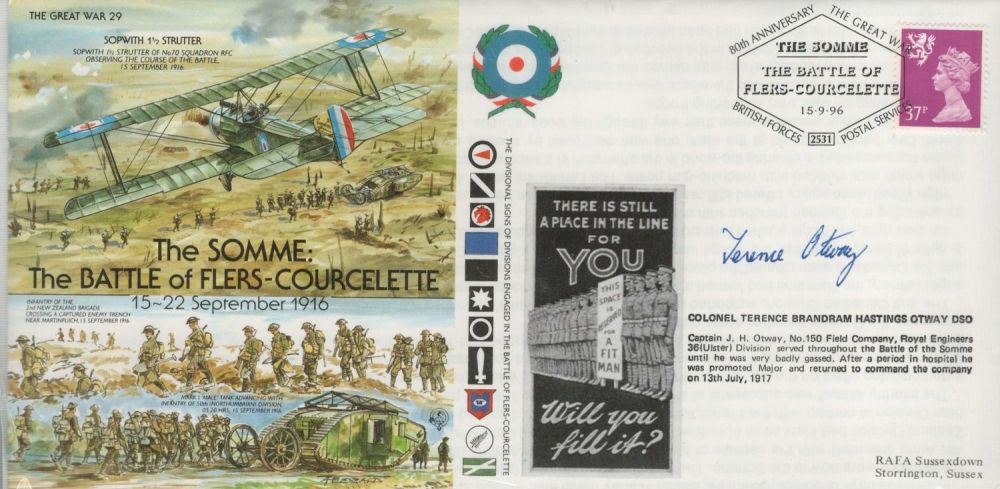 Lot 318: Terence Otway signed The Somme The Battle of...