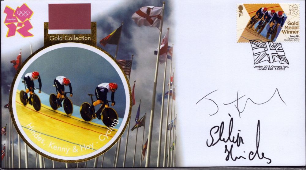 Lot 333: Hindes, Kenny and Hoy - Cycling signed London...