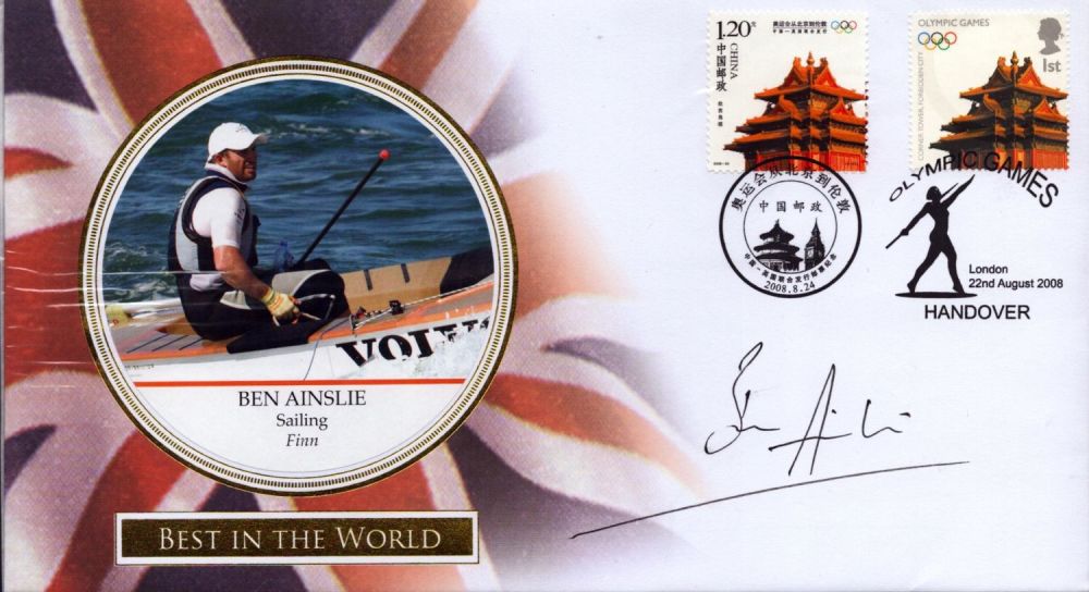 Lot 338: Ben Ainslie - Sailing signed Best in the...