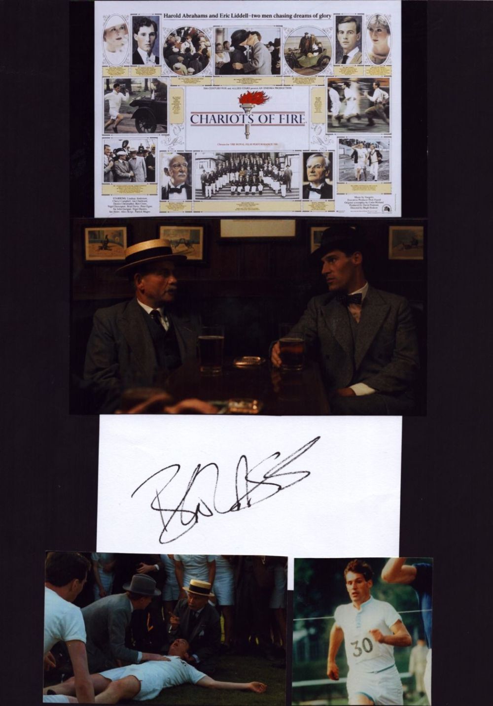 Lot 359: Ben Cross signed 12x8 inch approx Chariots of...