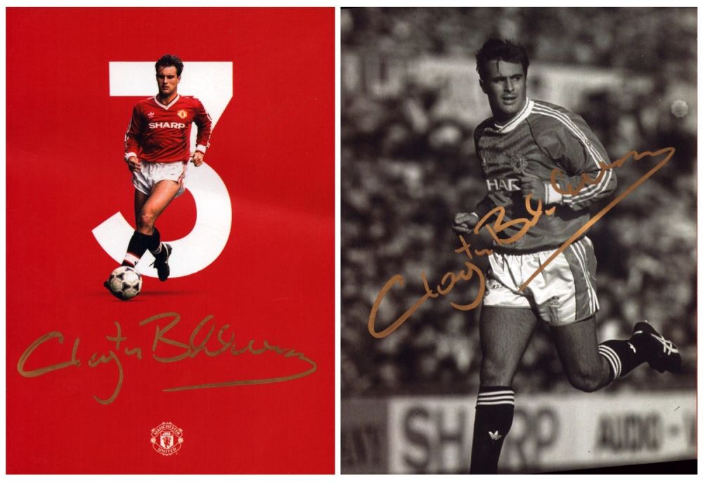 Lot 368: Clayton Blackmore signed 6x4inch colour promo card. Good...