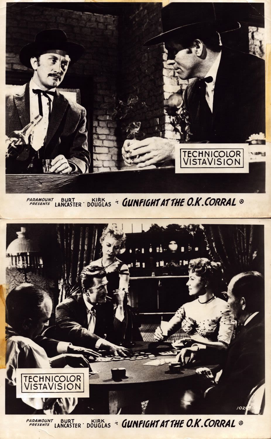 Lot 382: Gunfight at O. K coral two original 10x8...