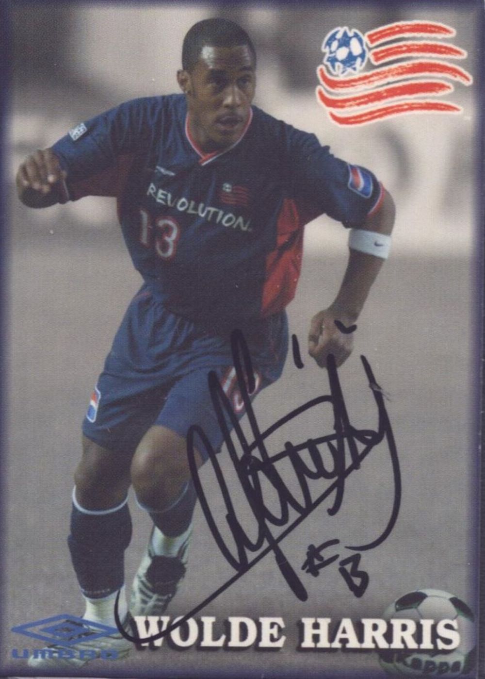 Lot 395: Wolde Harris signed MLS trading card. Good condition....