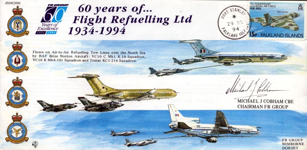 Lot 399: RAF Michael J Cobham CBE Signed 60yrs of...