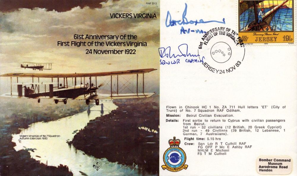 Lot 400: WW2 RAF AVM Sir Alan Boxer Signed 61st...