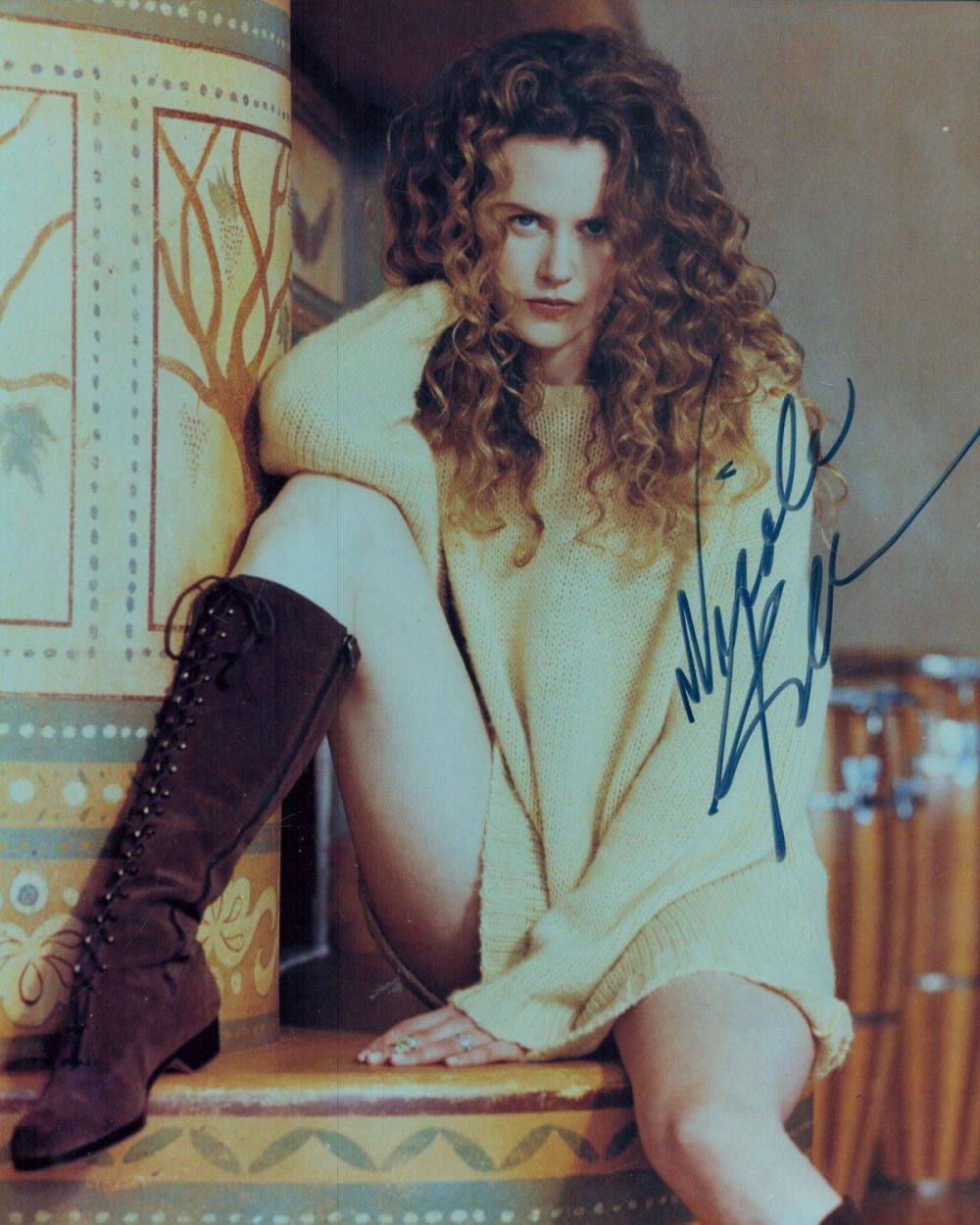 Lot 51: Nicole Kidman signed 10x8 inch colour photo. Good...