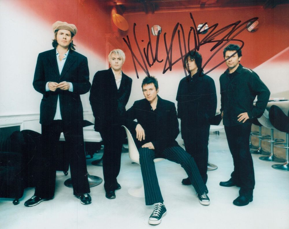 Lot 79: Nick Rhodes signed 10x8 inch Duran Duran colour...