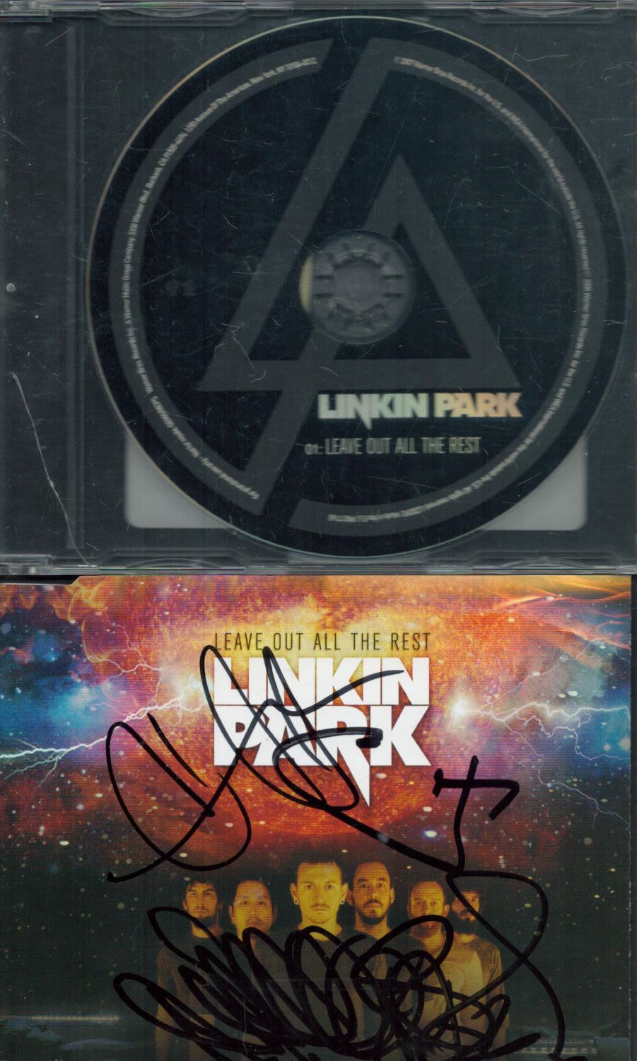 Lot 91: Linkin Park multi signed Leave Out All the...