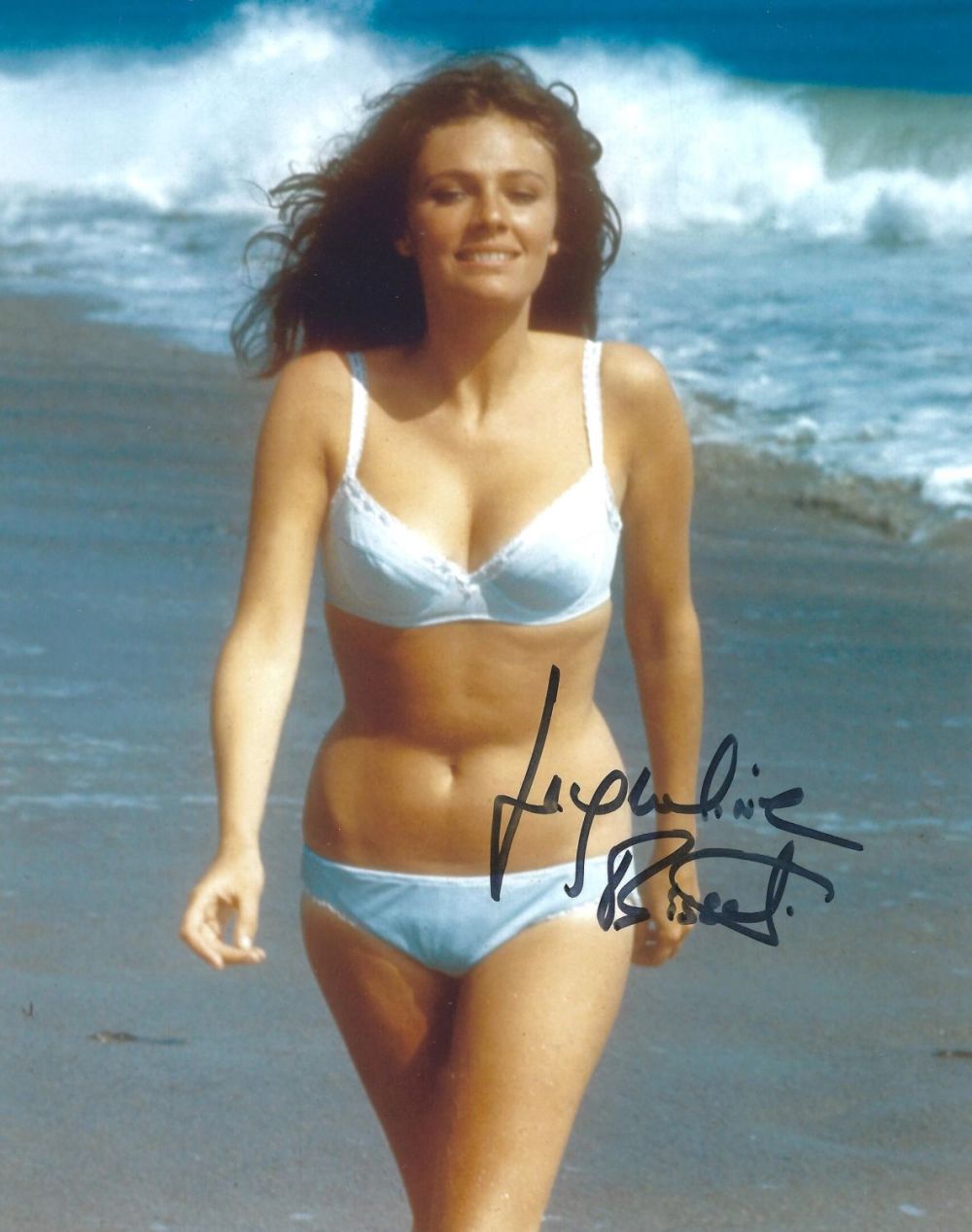 Lot 150: Jacqueline Bisset signed 10x8 inch colour photo. Good...