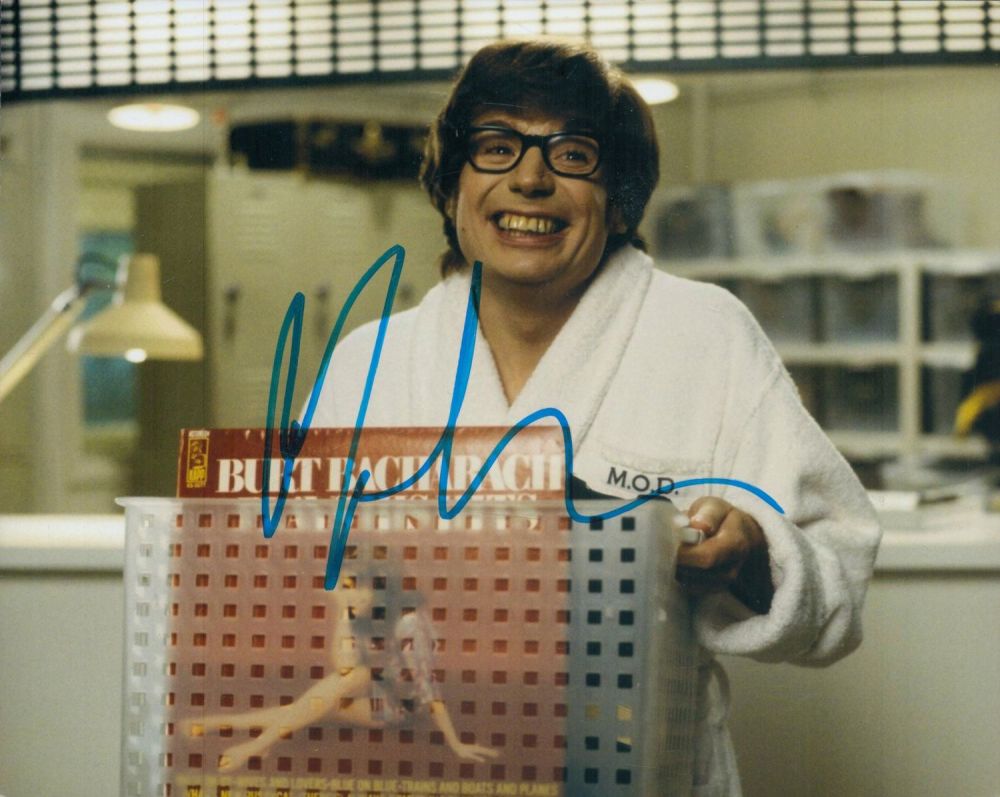Lot 198: Mike Myers signed Austin Powers 10x8 inch colour...