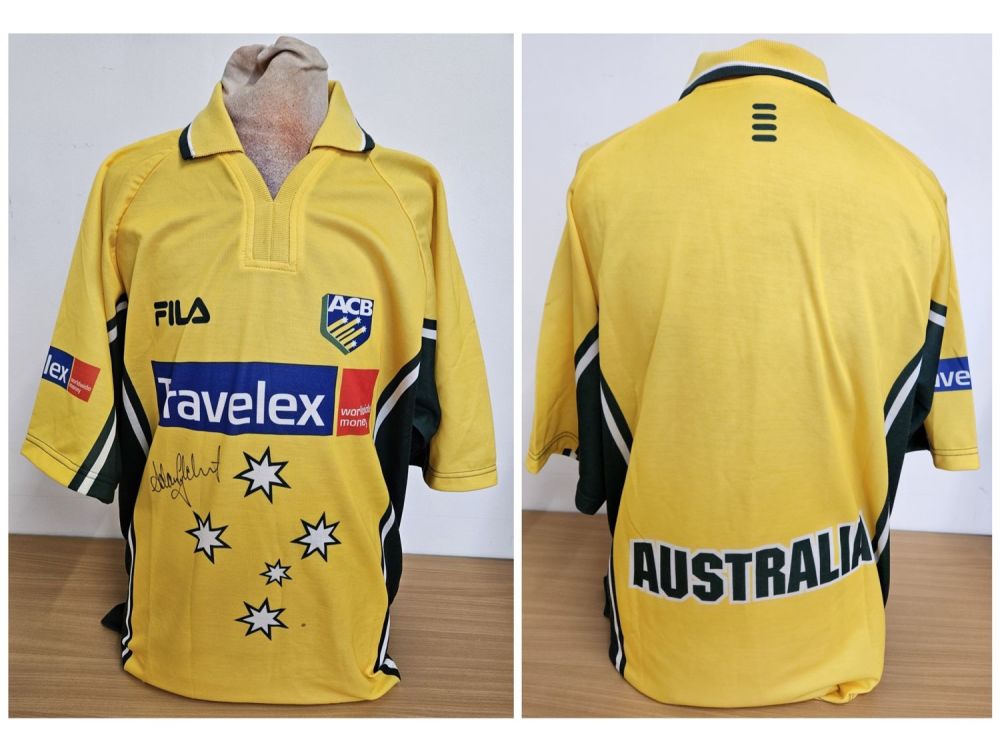 Lot 212: Cricket Adam Gilchrist signed Australia One Day International...