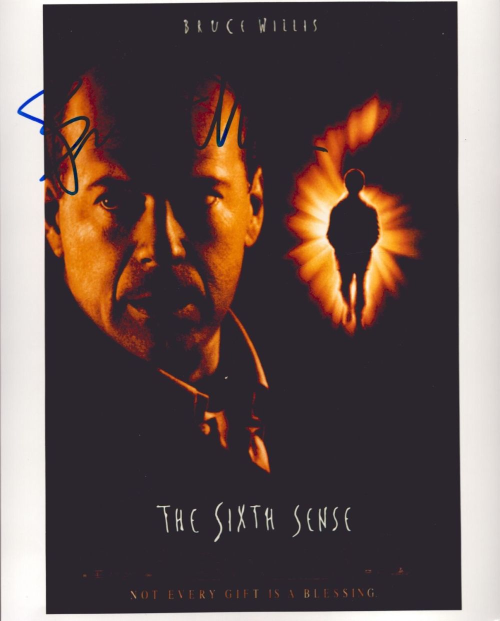 Lot 227: Bruce Willis signed Sixth Sense 10x8 inch colour...