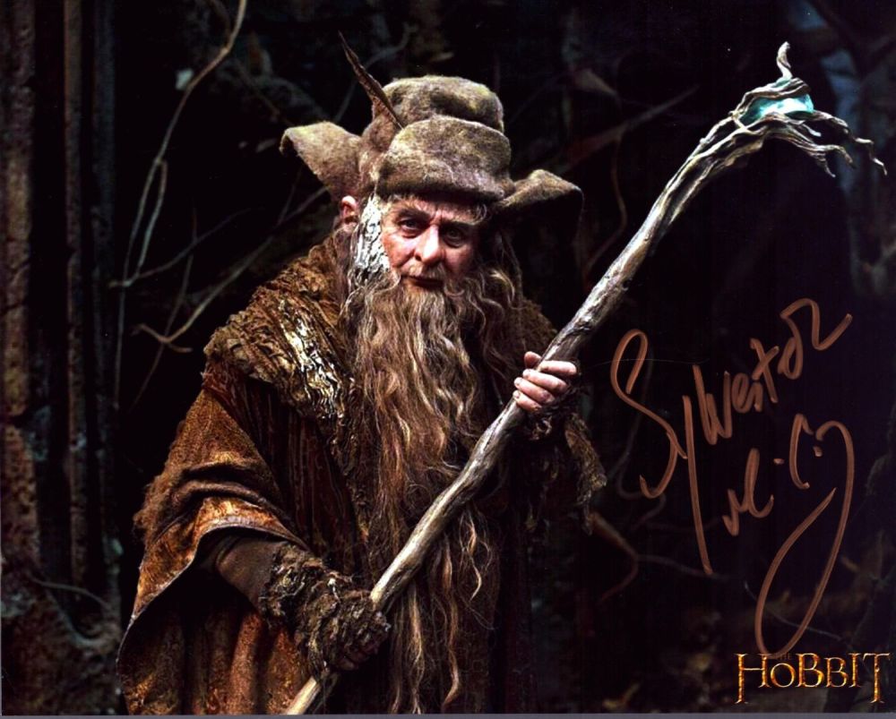 Lot 238: Sylvester McCoy signed Lord of the Rings 10x8...