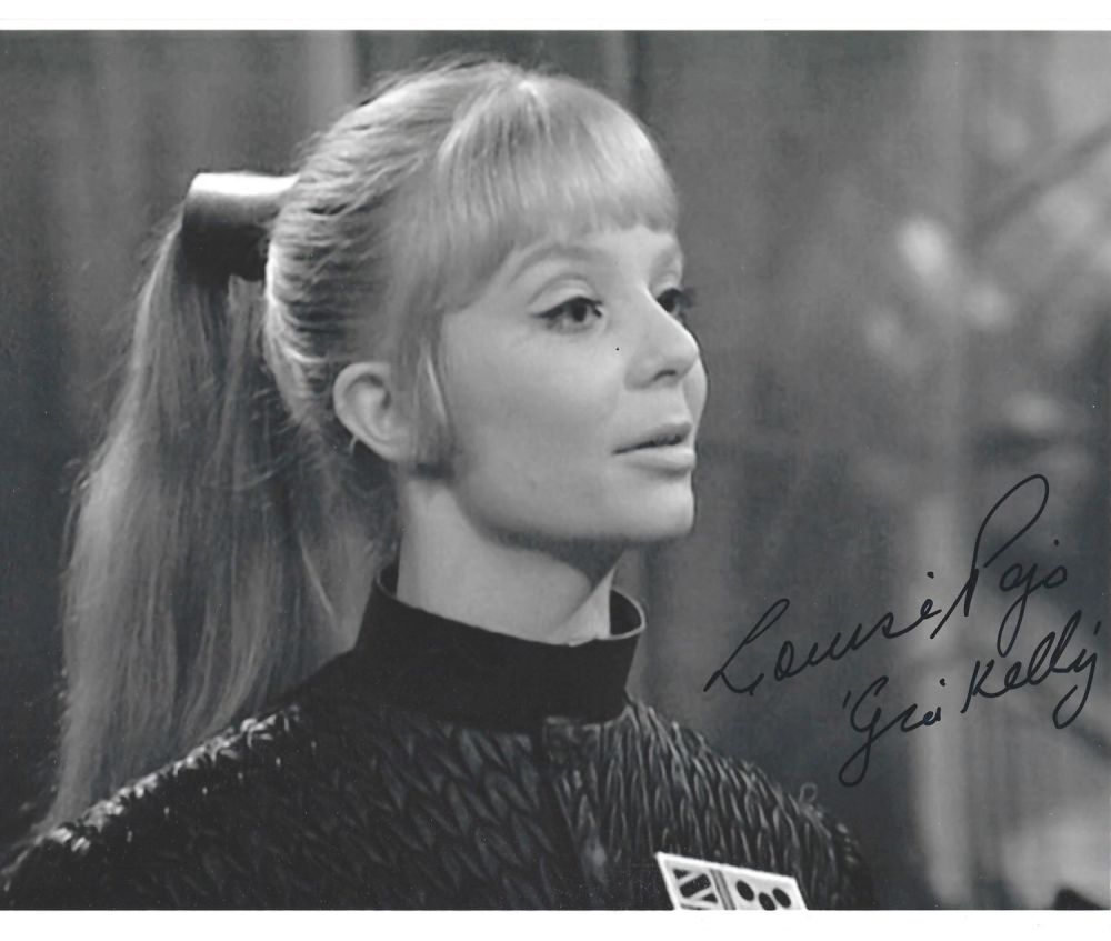 Lot 155: Louise Pajo signed 10x8 inch vintage black and...