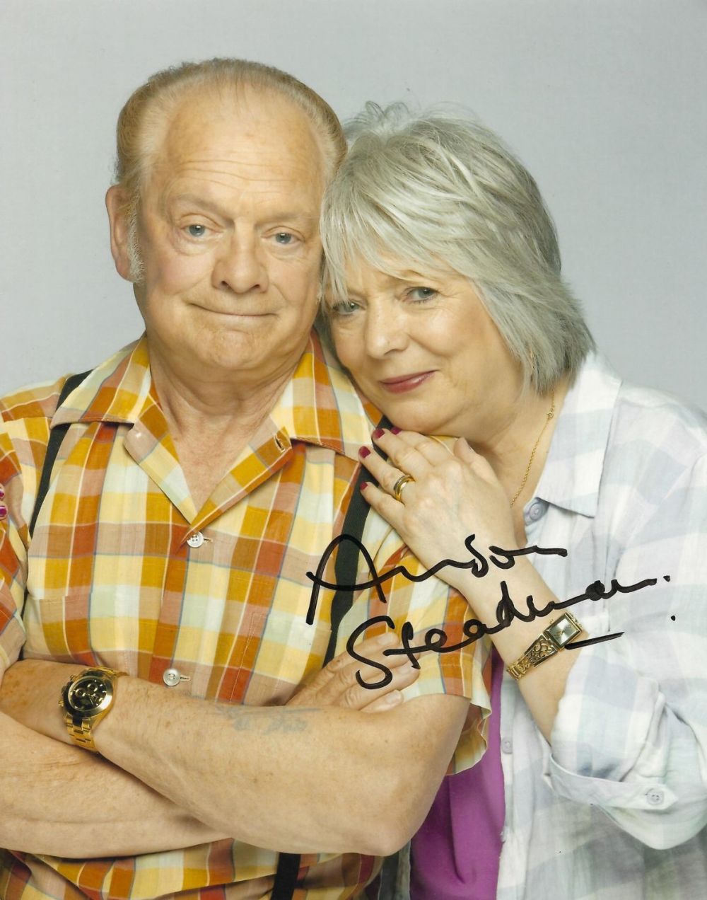 Lot 158: Alison Steadman signed 10x8 inch colour photo pictured...