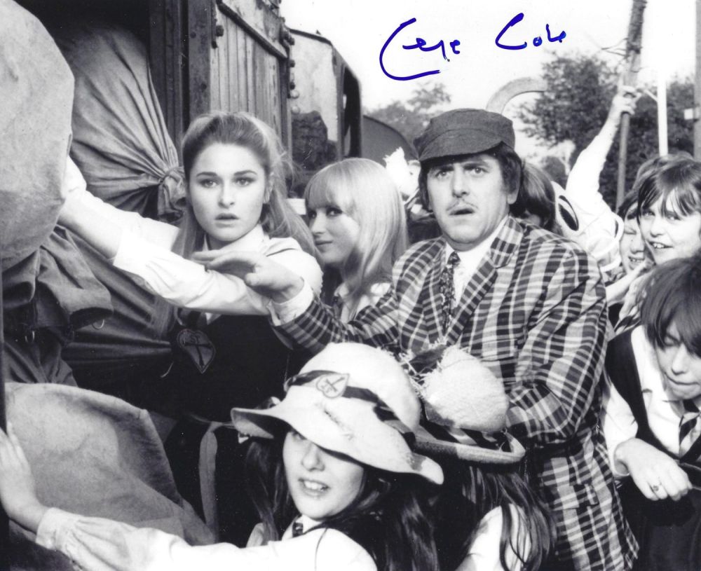 Lot 161: George Cole signed St Trinians 10x8 inch vintage...
