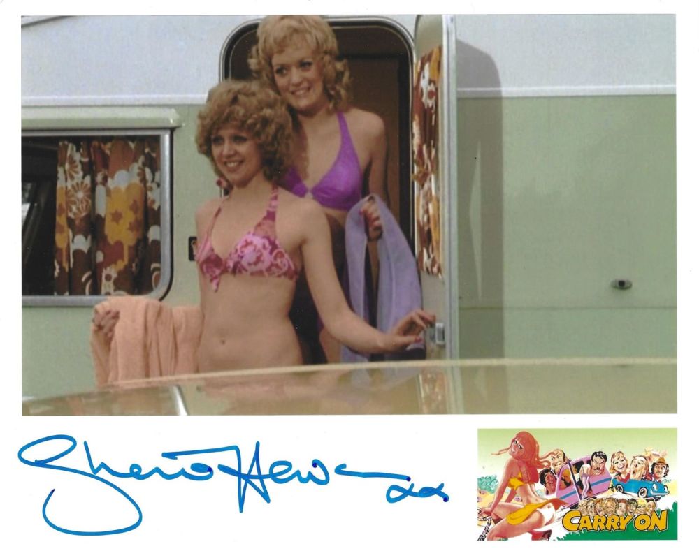 Lot 164: Sherrie Hewson signed 10x8 inch Carry On colour...