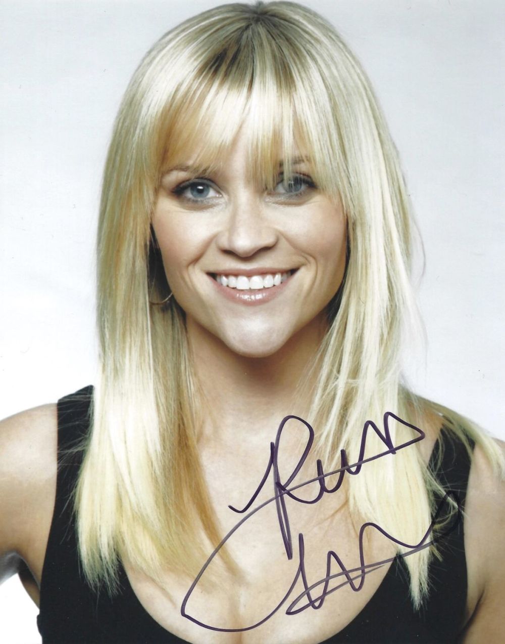 Lot 168: Reese Witherspoon signed 10x8 inch colour photo. Good...