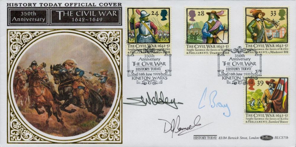 Lot 287: Multi signed C Bray plus 2 others FDC...