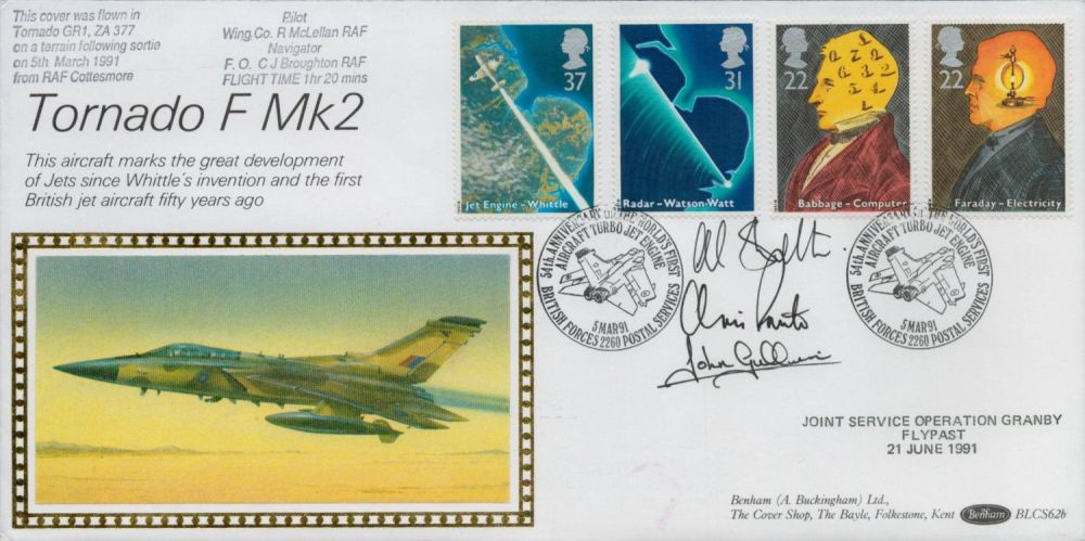 Lot 321: Multi signed A.M. Skelton. John Gulliver plus 1...
