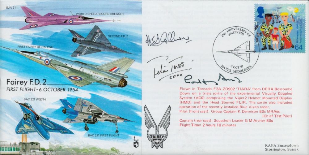 Lot 360: Peter Twiss, Geoffrey Auty and Harold Colliner signed...