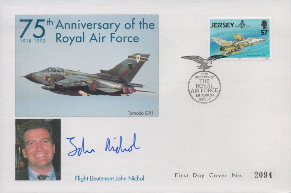 Lot 366: John Nicol signed 75th anniv of the RAF...