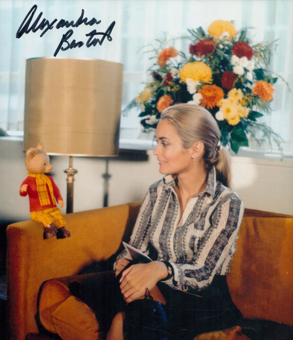 Lot 379: Alexandra Bastedo signed 10x8 inch colour photo. Good...