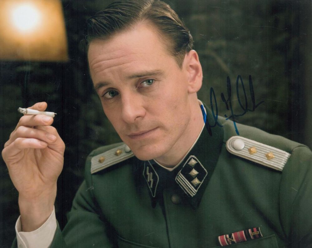 Lot 386: Michael Fassbender signed 10x8 inch colour photo. Good...