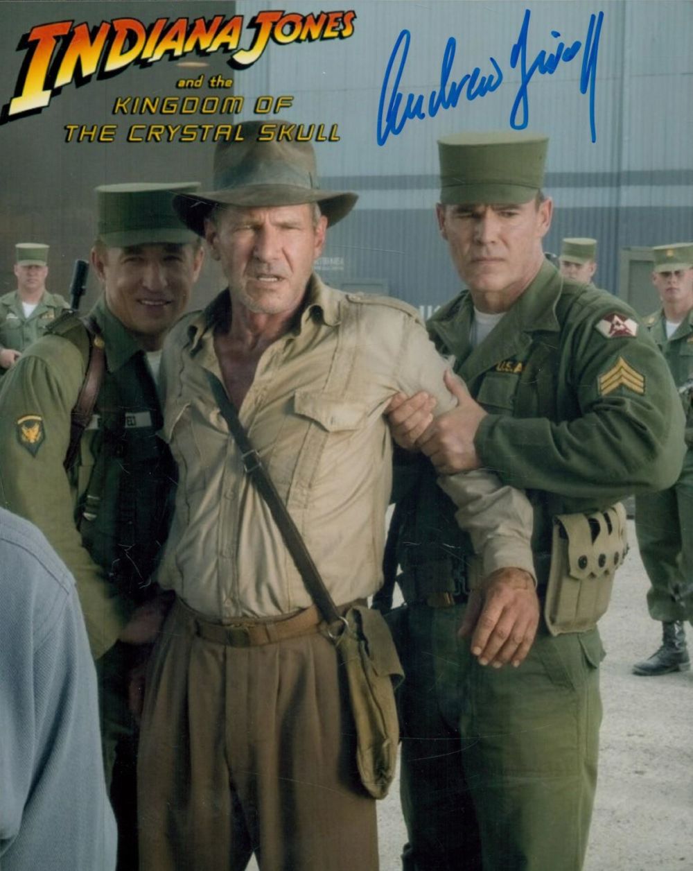 Lot 390: Andrew Divoff signed 10x8 inch Indiana Jones and...