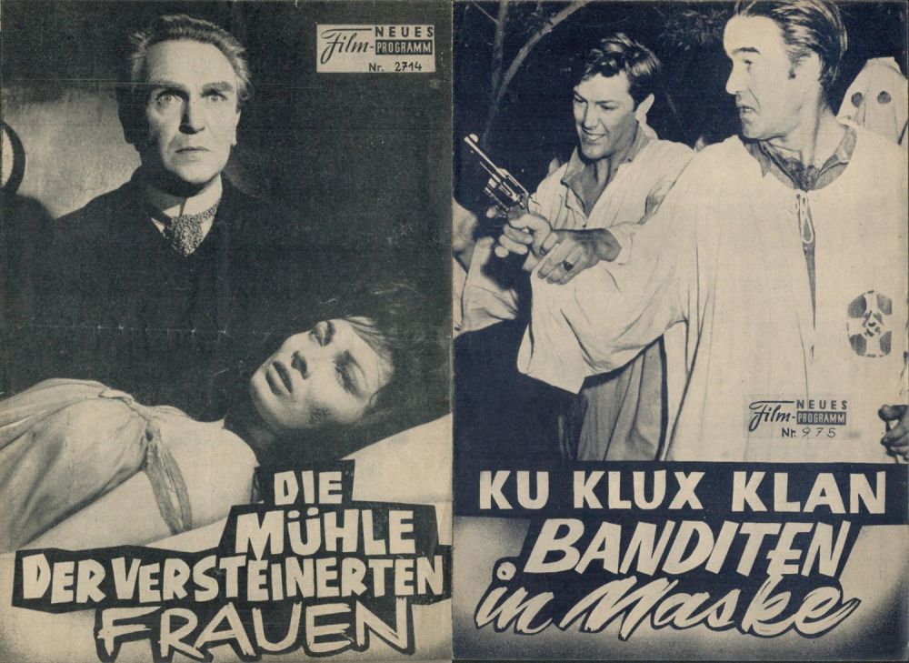 Lot 404: Tv and film collection of 4 German pamphlets...