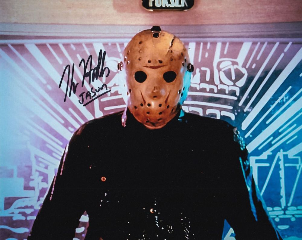 Lot 443: SALE! Friday 13th Kane Hodder hand signed 10x8...