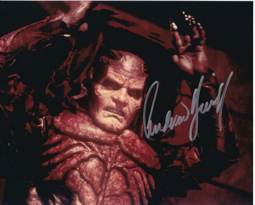 Lot 444: SALE! Wishmaster Andrew Divoff hand signed 10x8 photo....