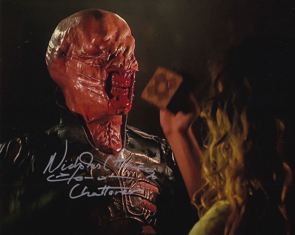 Lot 445: SALE! Hellraiser Nicholas Vince hand signed 10x8 photo....