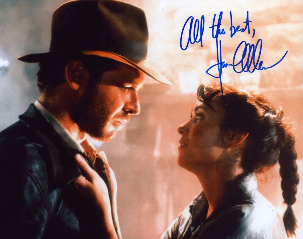 Lot 474: Karen Allen signed Raiders of the Lost Ark...
