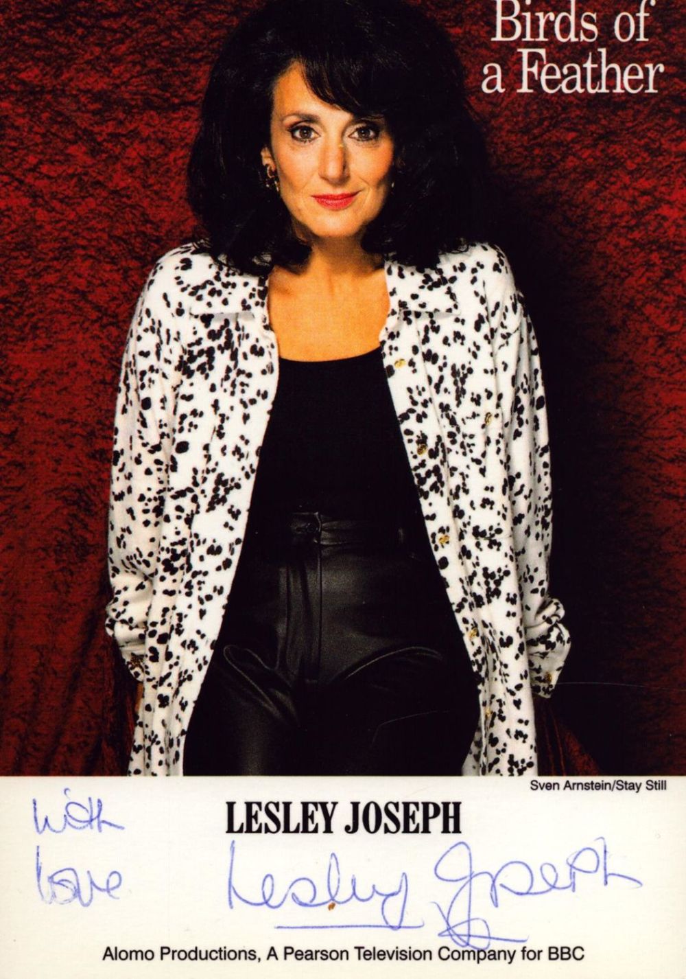Lot 491: Lesley Joseph signed 6x4 inch Bird of a...