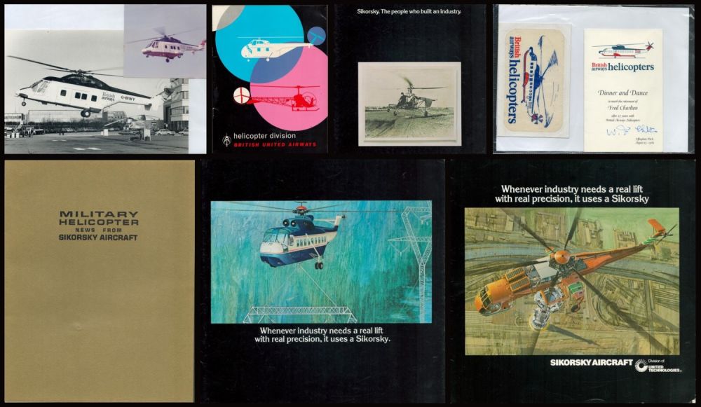 Lot 504: Helicopter Publications Collection Includes Sikorsky Aircraft 3 x...
