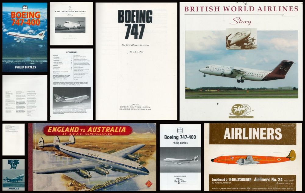 Lot 515: Aircraft Publications Collection Includes The British World Airlines...