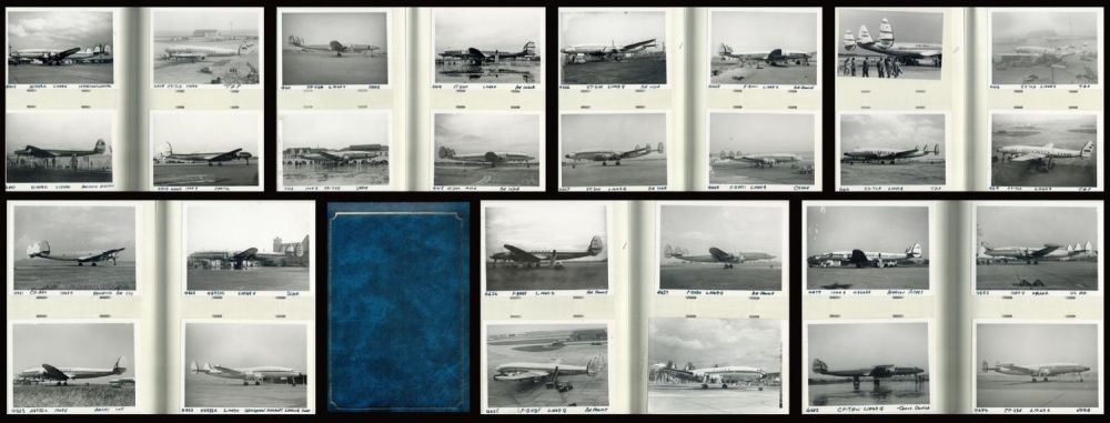 Lot 600: Commercial Airlines Black and White Photos Collection Housed...