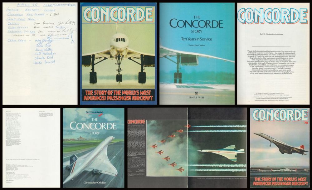 Lot 616: Concorde Publications Collection Includes Multi-Signed The Concorde Story...