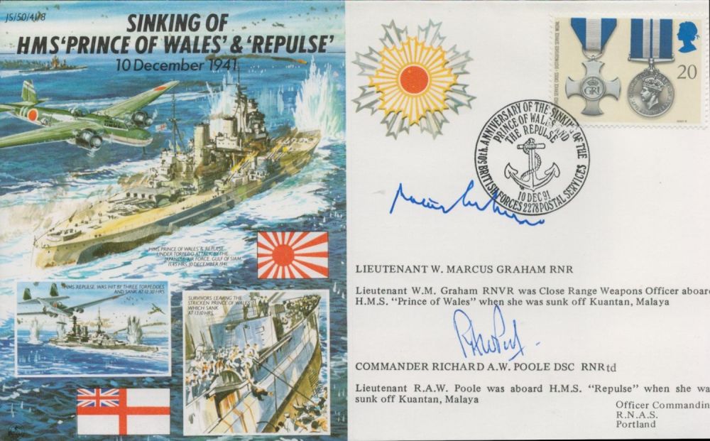 Lot 229: WW2. Lt W Marcus Graham and Commander Richard...