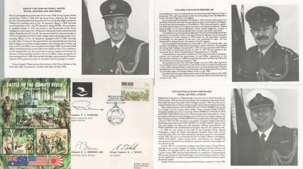 Lot 239: WW2. Cptn Philip J Parkins, Colonel Colin J...