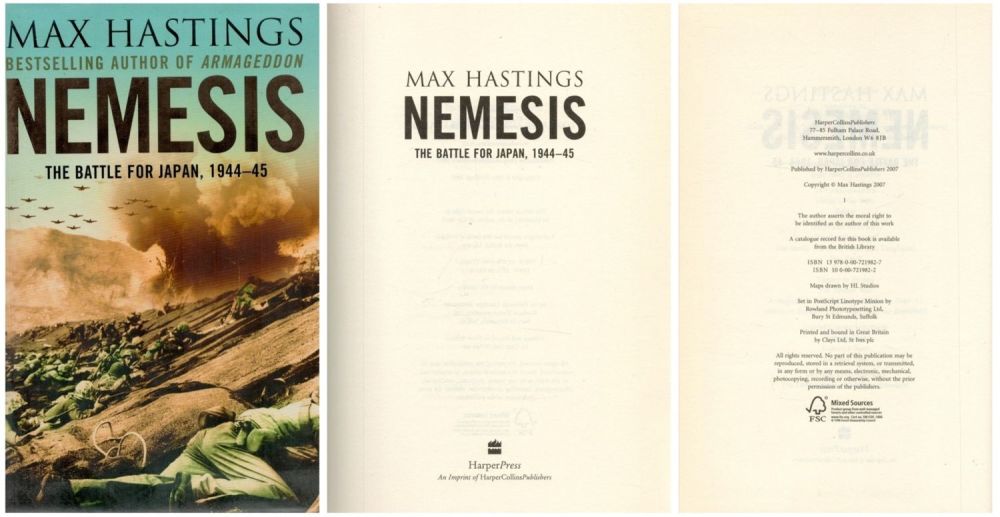 Lot 457: Nemesis The Battle for Japan, 1944 45 by...