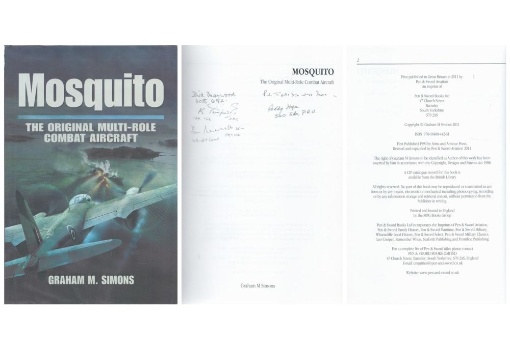 Lot 483: WW2 Multi Signed Graham M Simons 1st edition...