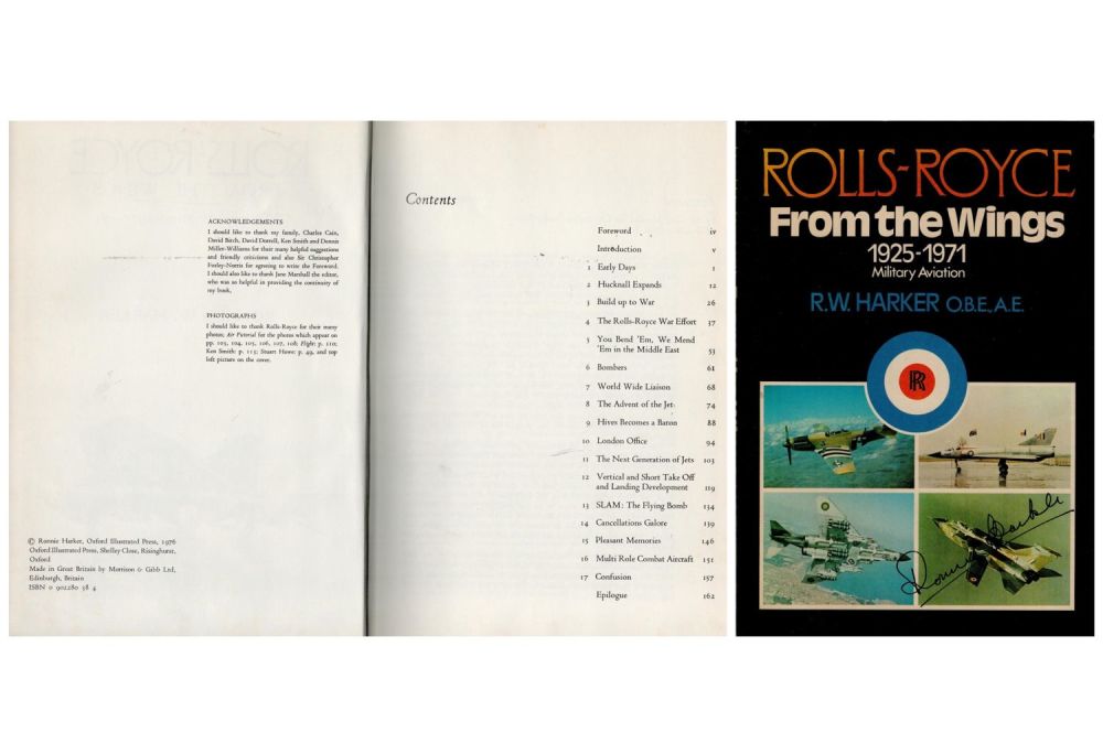 Lot 490: Rolls-Royce From the Wings 1925-1971 Hardback Book by...