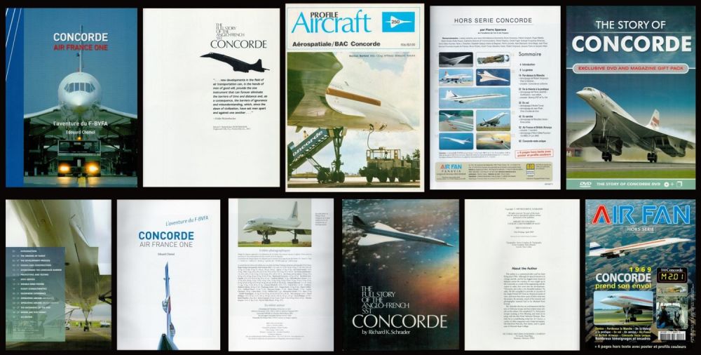 Lot 504: Concorde Publications Collection of 5 Includes Aircraft Profile...