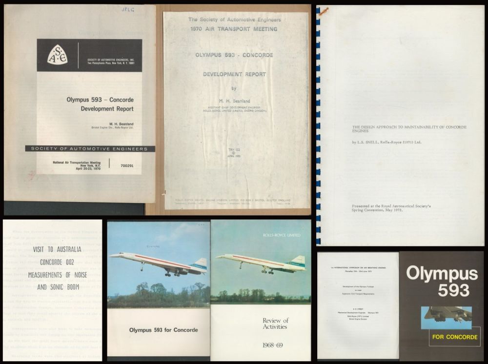 Lot 507: Concorde Engineering, Development Publications Collection Includes 1st International...