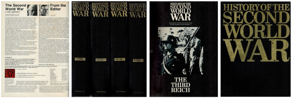 Lot 601: History of The Second World War volumes 1...