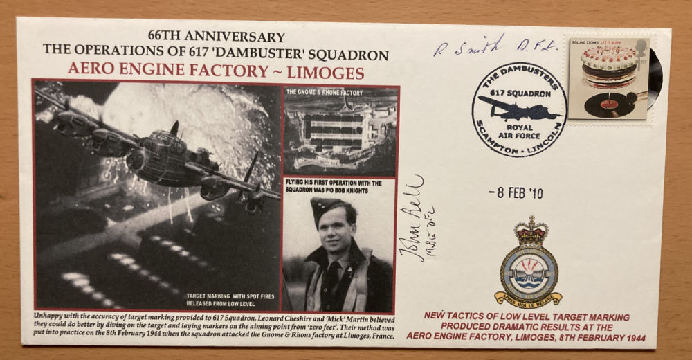 Lot 327: WW2 signed 617 sqn attack on Limoges Aircraft...