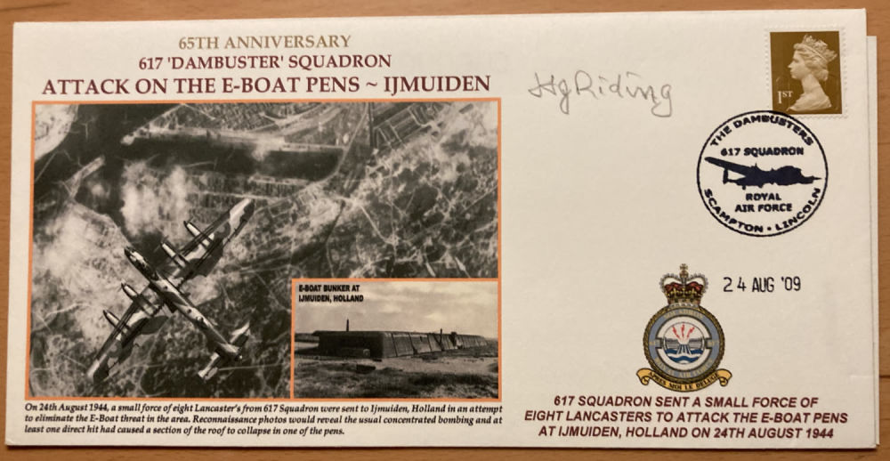 Lot 337: WW2 signed 617 sqn attack on U-Boat Pens...